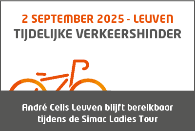 André Celis te Leuven blijft bereikbaar op 2 september 2025