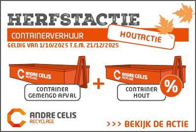 Herfstactie bij André Celis Containers & Recyclage