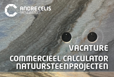 Vacature Commercieel Calculator Natuursteenprojecten