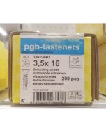 PGB Zelfborende schroef DIN 7504O 3,5x16mm (200 stuks)