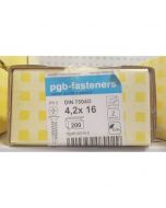 PGB Zelfborende schroef DIN 7504O 4,2x16mm (200 stuks)