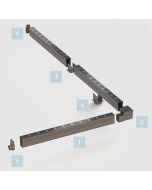 ACO Slimline Eindplaat