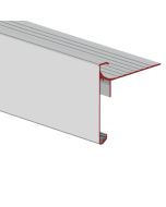 Bendec Dakrand aluminium DRB 60 geanodiseerd 3m
