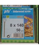 PGB Flenskophoutschroef P17 8x140mm (50 stuks)