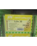 PGB Spaanderplaatschroef VZK-T 5,0x030mm (200 stuks)