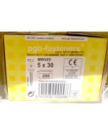 PGB Spaanderplaatschroef VK-Z 5x30mm (200 stuks)