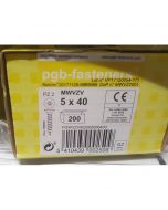PGB Spaanderplaatschroef VK-Z 5x40mm (200 stuks)