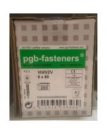 PGB Spaanderplaatschroef A2 VZK-Z 6x80mm (200 stuks)