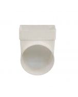 Renson Hoekverbinding 7017 90° plat/rond 110x55mm-Ø100mm wit