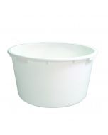 Mortelkuip PVC 90l wit