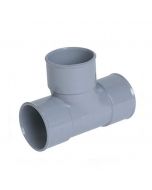 Nicoll PVC T-stuk gebogen M/M Ø50 grijs