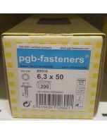 PGB Zelfborende Schroef + ring BP3 6,3x50mm (200 stuks)