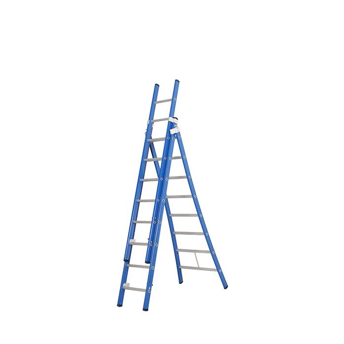 plakboek Remmen speler DAS Atlas Blue driedelige ladder 3x8
