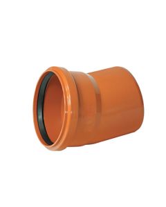 Nicoll PVC Bocht 15° M/S Ø200 oranje