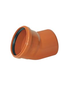Nicoll PVC Bocht 30° M/S Ø200 oranje