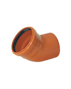 Nicoll PVC Bocht 45° M/S Ø160 oranje