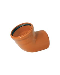 Nicoll PVC Bocht 67° M/S Ø160 oranje