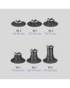 Eterno Tegeldrager SE0 28-38mm onderstuk