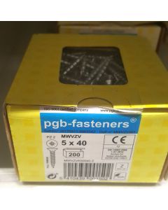 PGB Spaanderplaatschroef VK-Z 5x40mm (200 stuks)